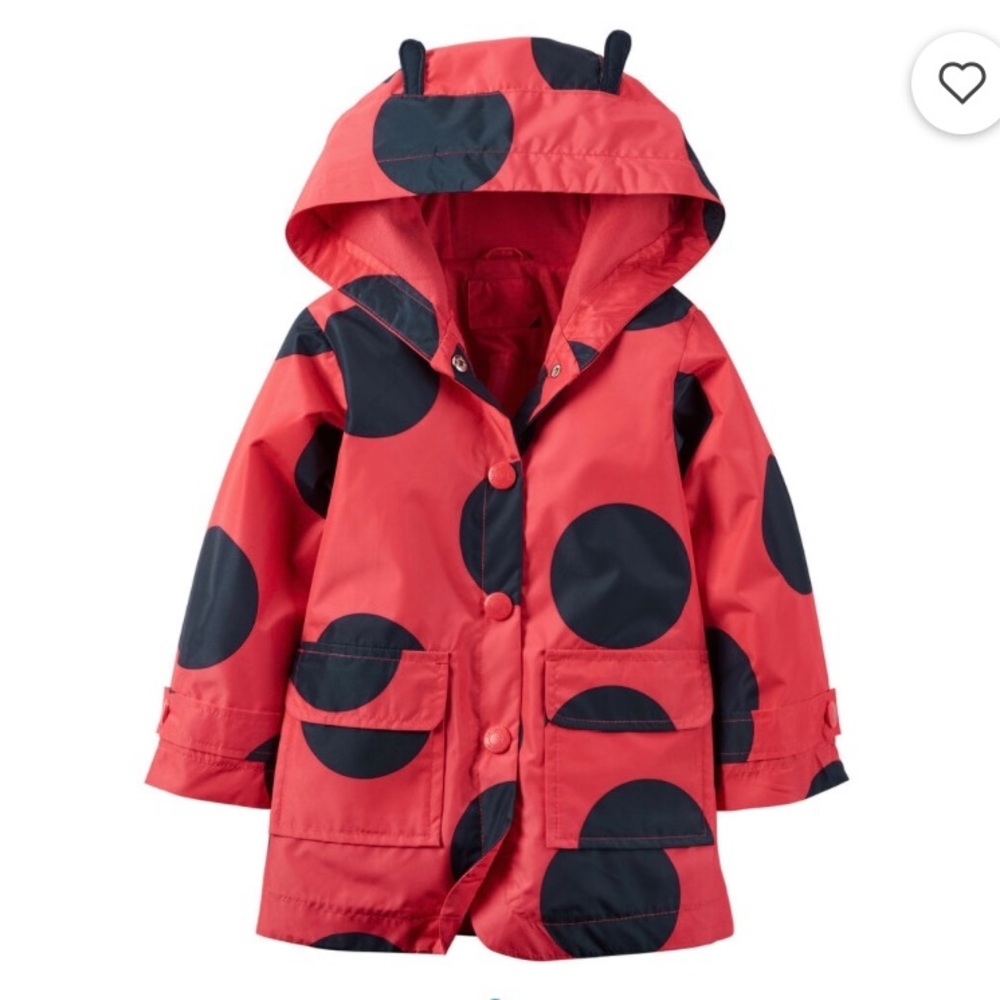 Carter’s Ladybug toddler raincoat